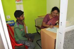 Counseling session at drop in centre
