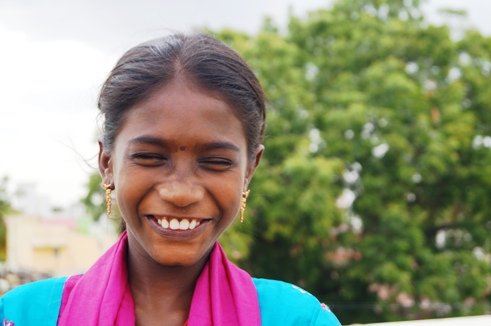 expression of joy over school uniforms