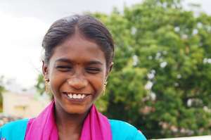 expression of joy over school uniforms