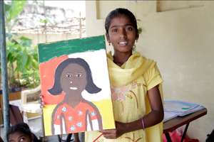 Pavi dreams to be a teacher