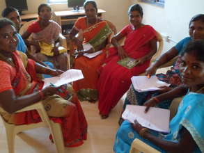 Women working together in groups