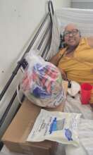 Participant with articles