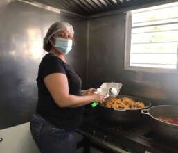 Our organization cook preparing meals