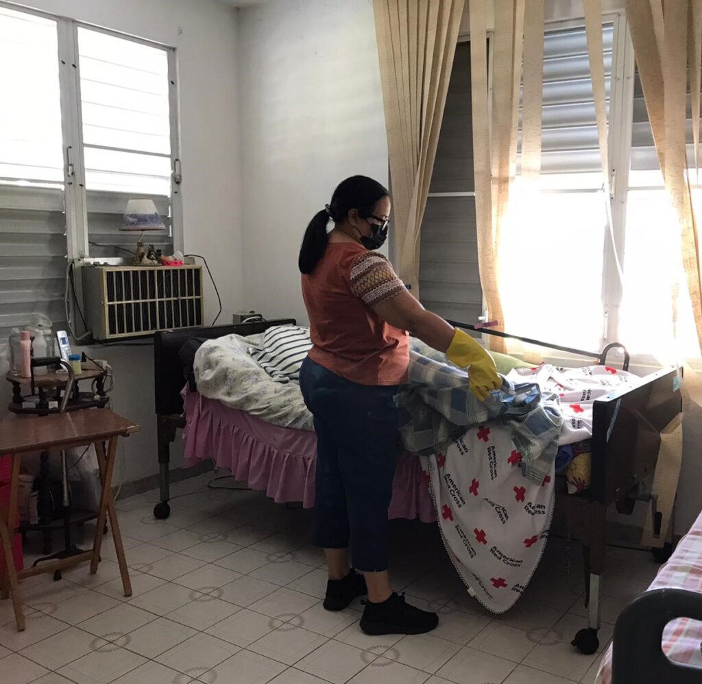 Housekeeper at participant home