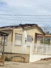 Participant lost his house roof