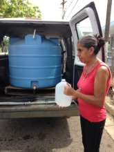 Community received water