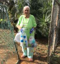 Participant with prevention kit & disposable items