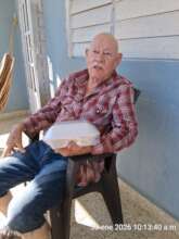 Participant with meal