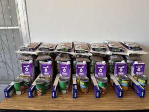 Organized emergency food items