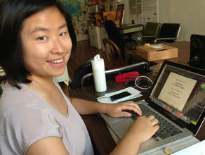 Li working on the Mobile Site Collector promo