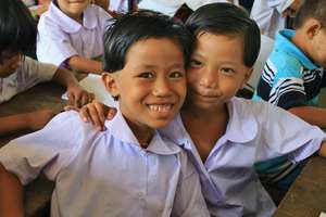 Children at a migrant school in Mae Sot, Thailand