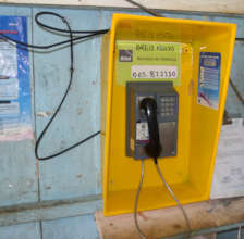 18. Public phone in Brillo Nuevo