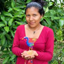 Marisela from San Francisco with purple gallinule