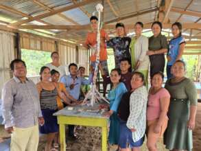 The group succeeds by working together
