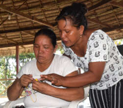 Berta and Rosita at Artisan Facilitator workshop