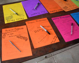 Affirmation poster for Berta "Bondadosa" at AVP