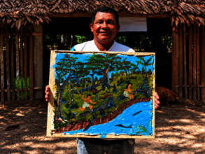 Forest memories on canvas