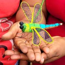 Green darner dragonfly ornament
