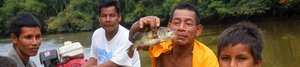 Returning from copal harvest with Maijuna