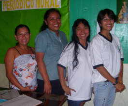 Marissa and co-workers at local health clinic