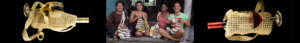 Bora artisans from Nuevo Peru and bottle carriers