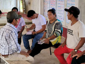 Small group discusses medicinal plant uses