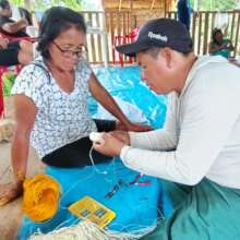 Wilder teaching at Brillo Nuevo workshop