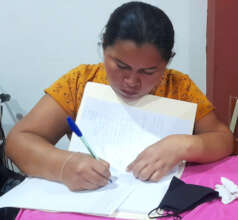 Artisan writing her story