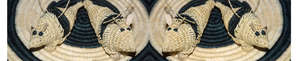 Woven armadillo ornaments. Photo: C. Plowden/CACE