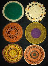 Amazon palm fiber hot pads (trivets)