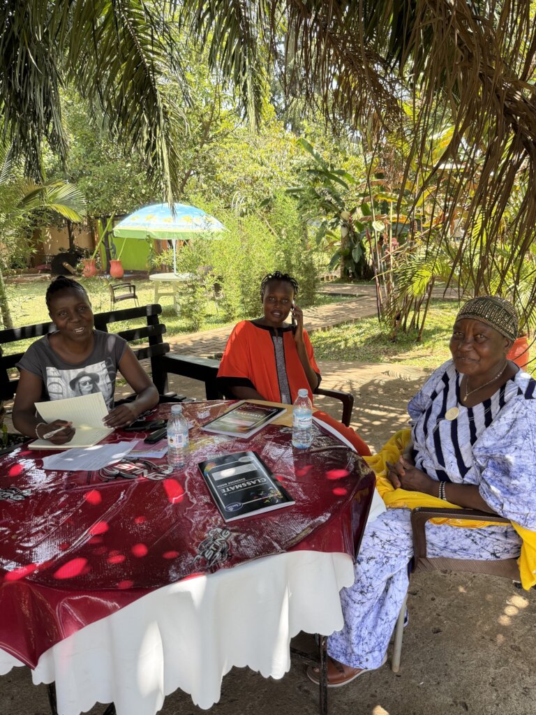 Meeting with the group leaders.