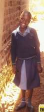 Young girl going to school in her uniform!