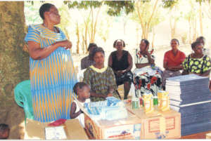 Preparing the materials for school children