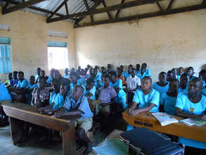 Attending class in new uniforms