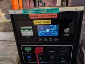 I monitor the State of Charge from the screen