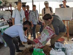 Making a novel, easy Bokashi mix