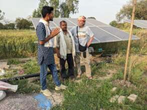 Visiting a solar water pump