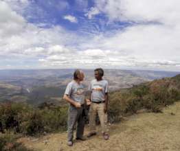 The Solar Roots twins at the Blue Nile Gorge