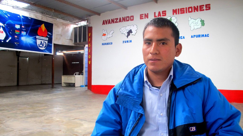Jose Antonio, a participant being interviewed