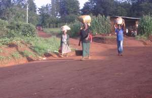 Heading to the market to sell