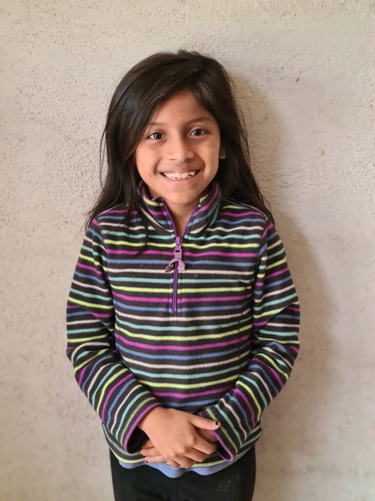 Naomy, one of the children in our becas programme.