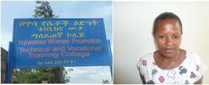 Scholarship awardee attending liberary science