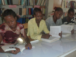 Scholarship awardees studying