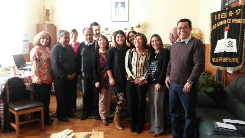 Working meeting with school principals inAraucania