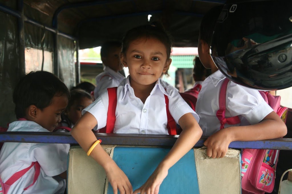 Buy a Bus for Cambodian Students