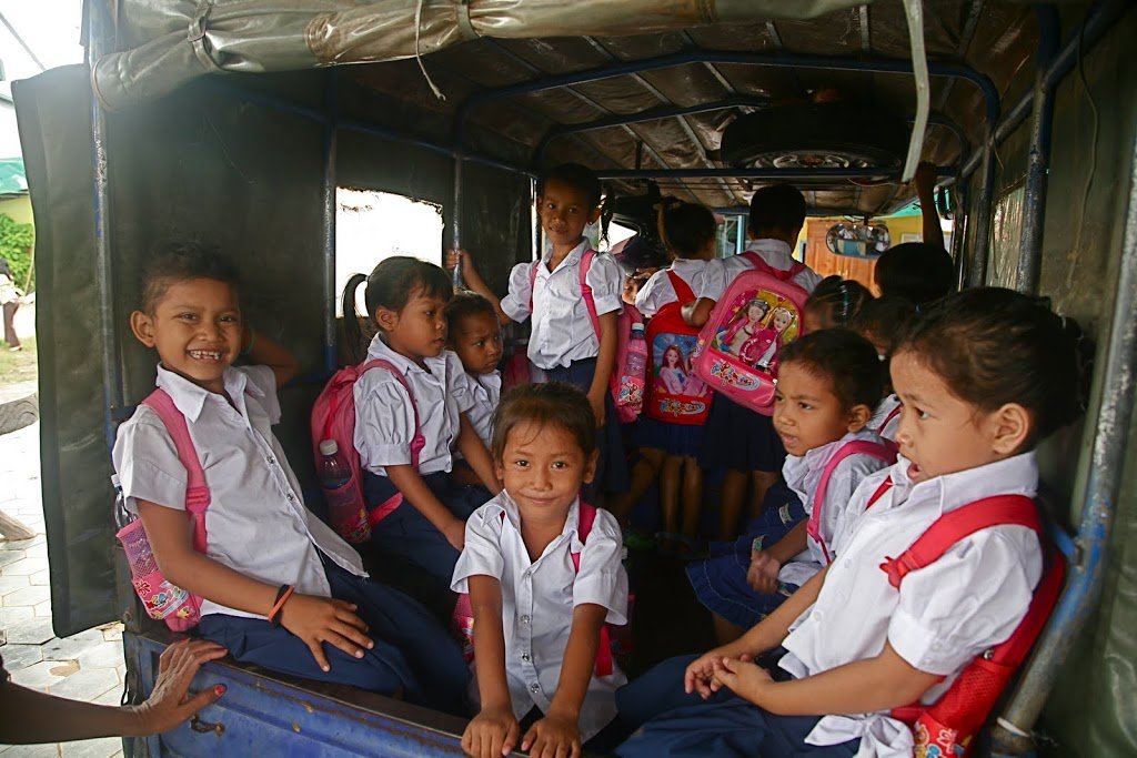 Buy a Bus for Cambodian Students