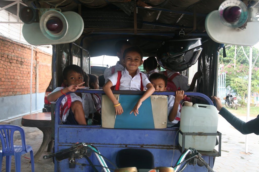 Buy a Bus for Cambodian Students