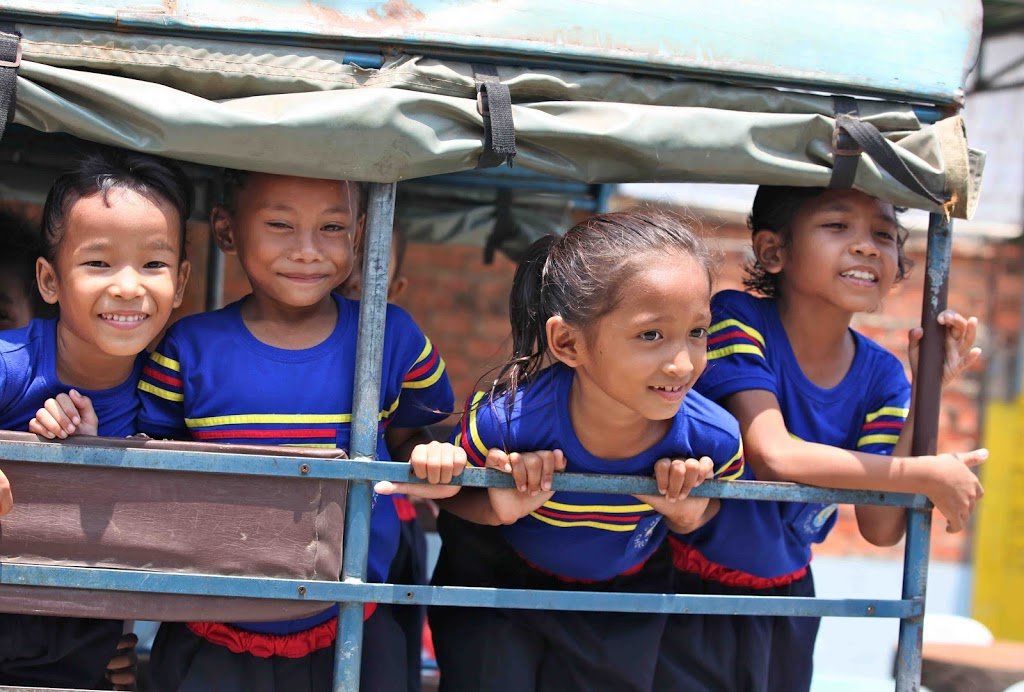 Buy a Bus for Cambodian Students