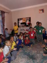 Kids enjoying dancing
