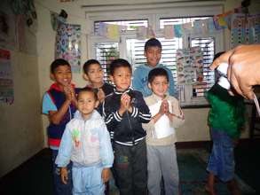 Boys at  the orphanage